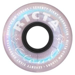 RICTA WHEELS 55MM IRIDESCENT CLOUDS PINK 78A