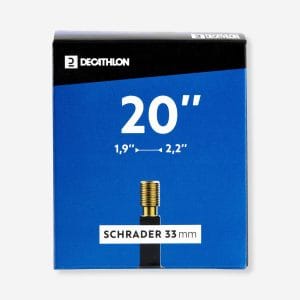 DECATHLON 20" 1.90 to 2.20 Schrader Valve Inner Tube